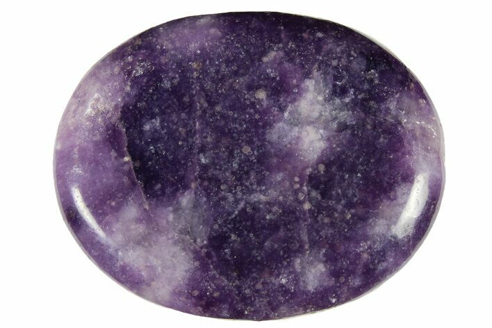 Polished Lepidolite Worry Stones - Photo 1